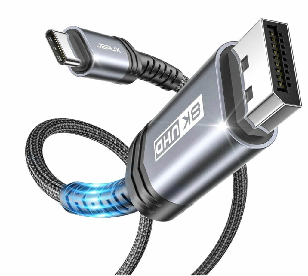 JSAUX USB C auf DisplayPort 1.4 Kabel – 45% Rabatt