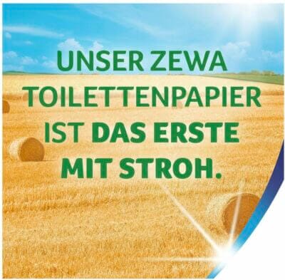 Toilettenpapier mit Strohanteil