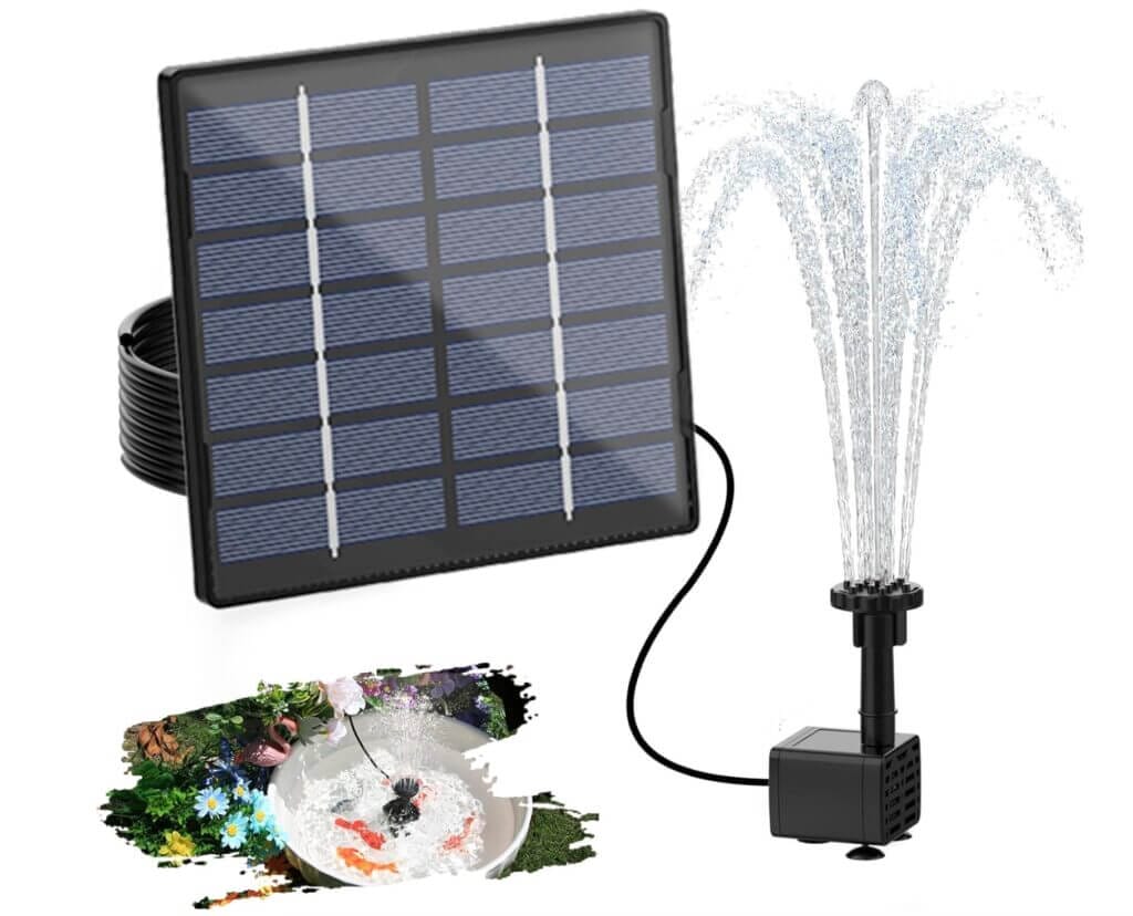 AISITIN Solar Springbrunnen – 50% Rabatt