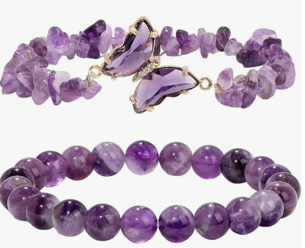 Amethyst Perlenarmband – 60% Rabatt