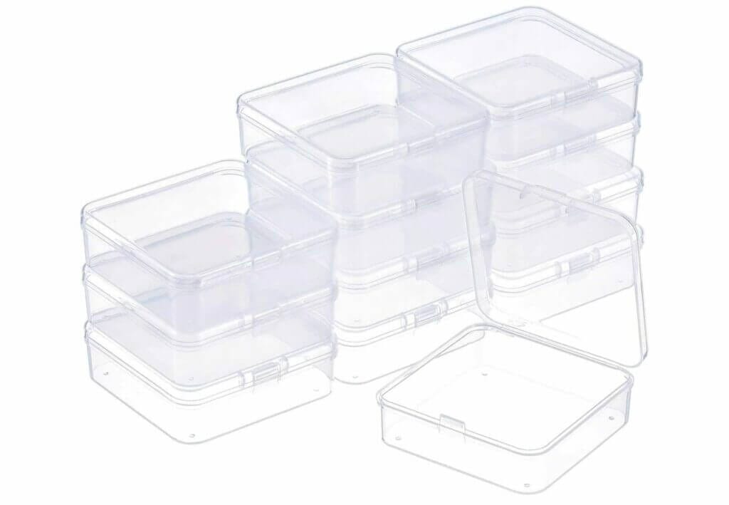 Aufbewahrungsboxen Set mit Deckel (12 Stück) – 50% Rabatt