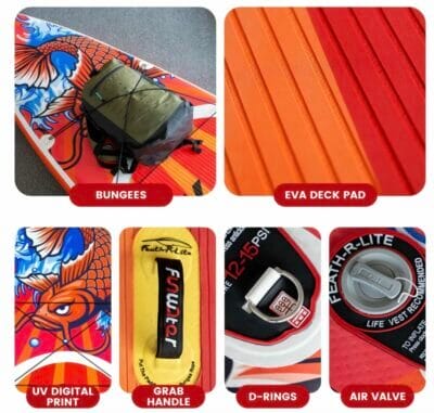 FunWater aufblasbares SUP: Stabil, vielseitig, komplettes Zubehörset. Ideal für alle Wasseraktivitäten.