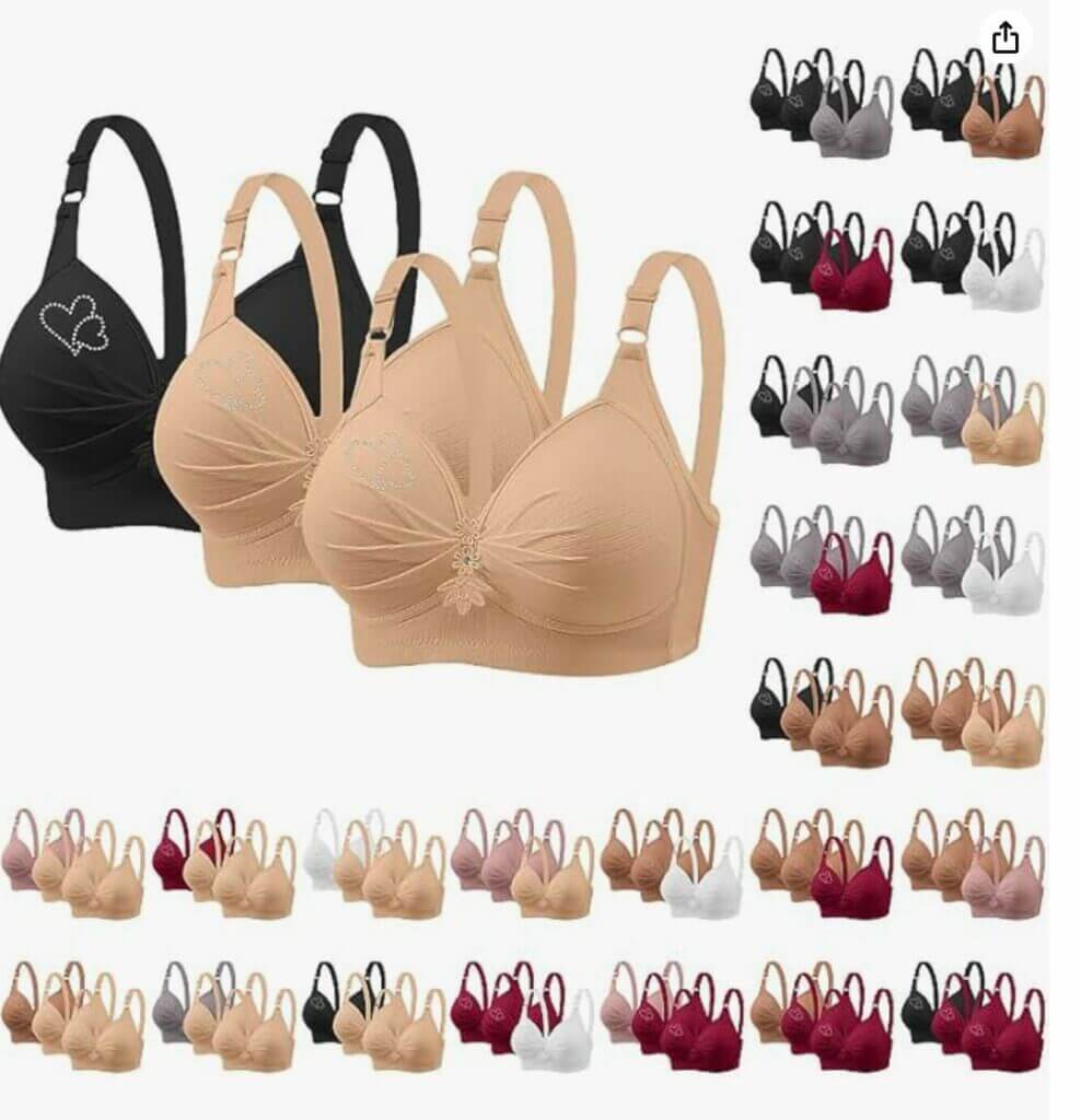 Ybing BH Set für Damen (3 Stück) – 50% Rabatt