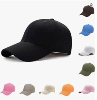 Baseball Cap Farben 