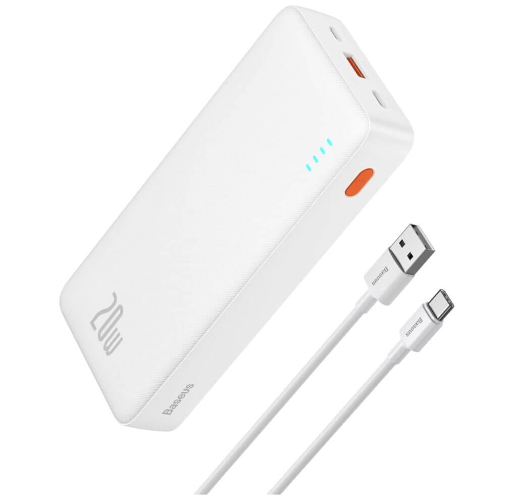 Baseus Power Bank 20000mAh White – 30% Rabatt