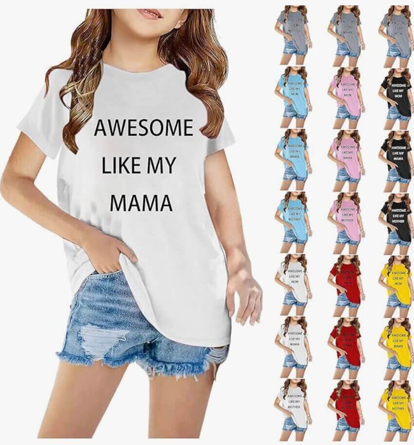 Ybing T-Shirt für Mädchen – 50% Rabatt