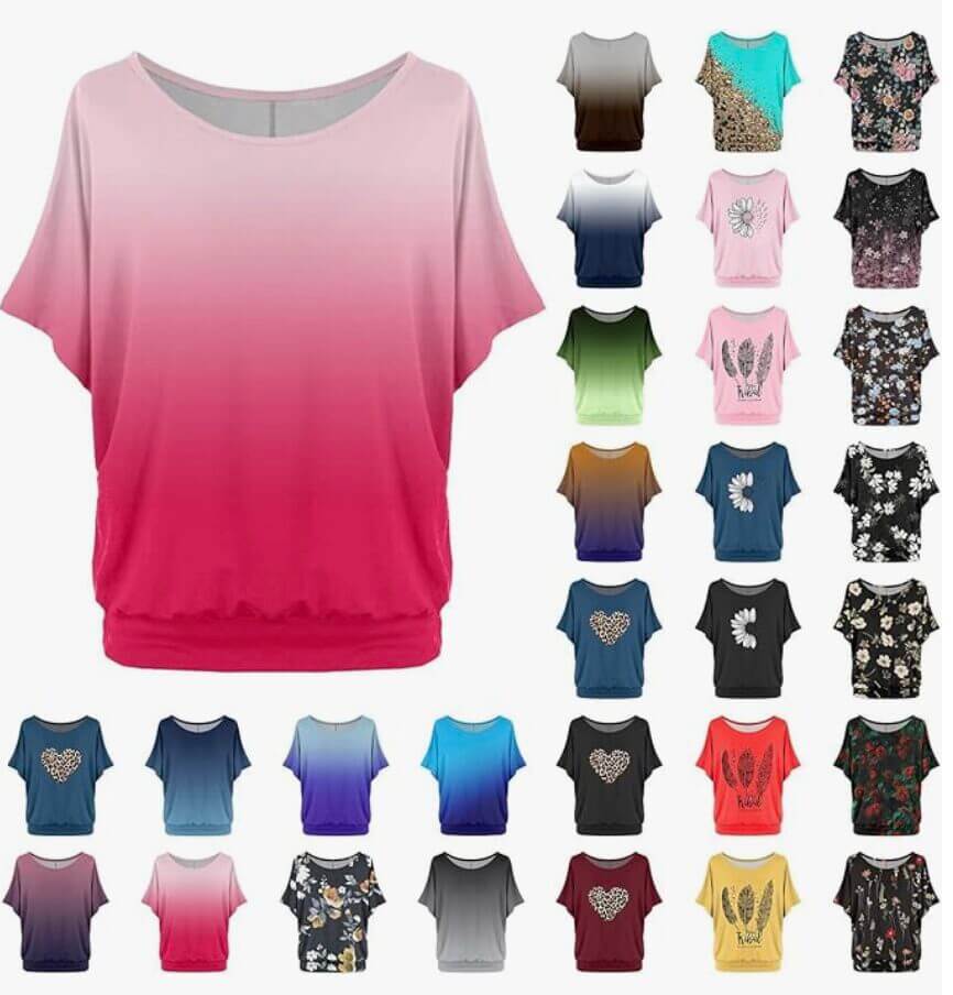 Damen Bluse Batwing – 20% Rabatt