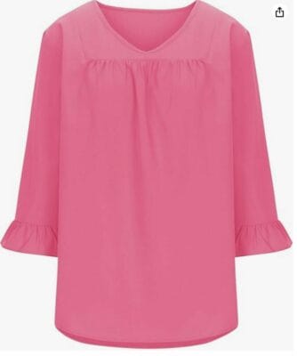 Gönne Dir die KODMNSW Damen Shirt Oversize Bluse und genieße den perfekten Mix aus Eleganz und Komfort. 