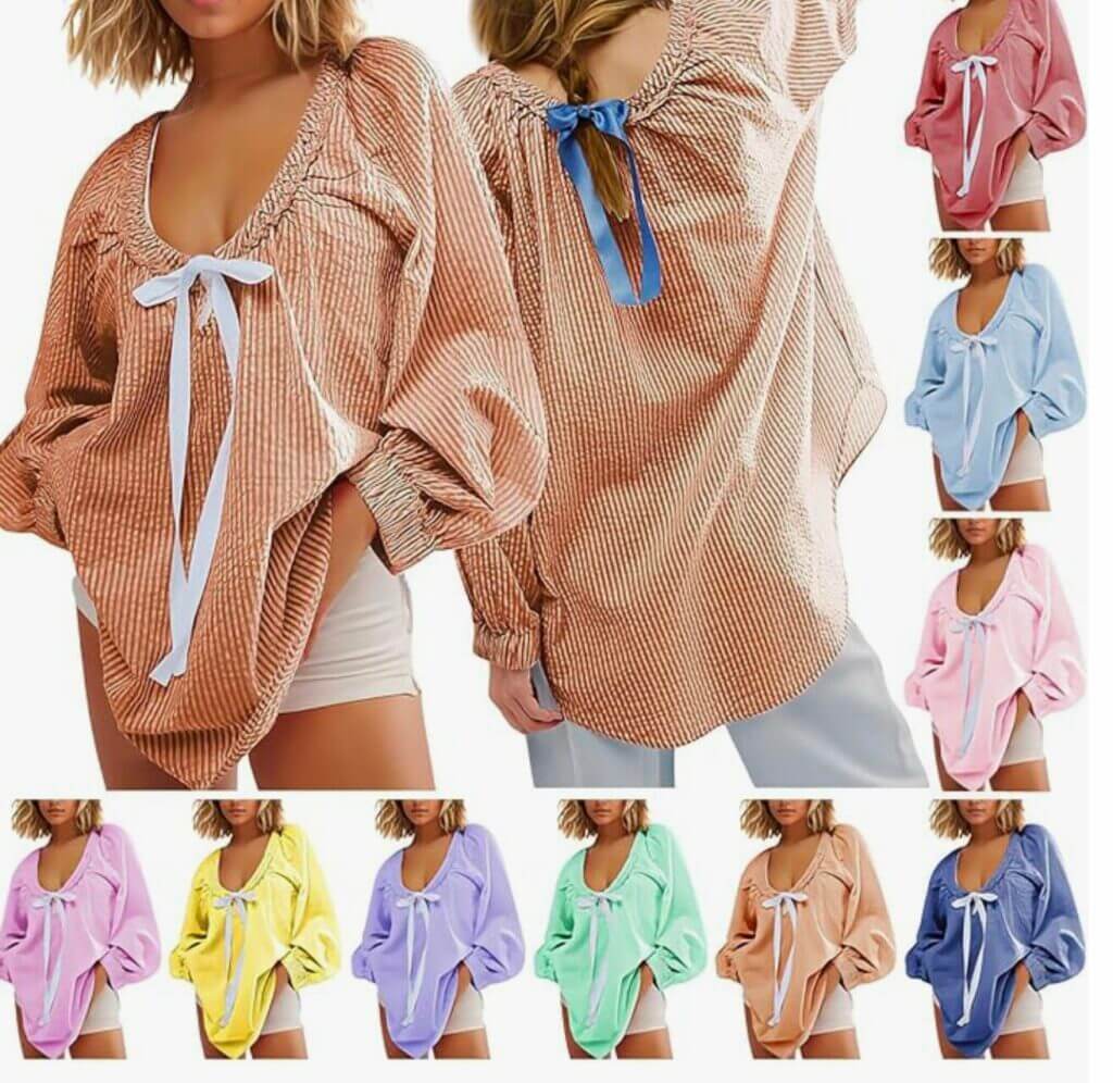 Damen Oversized Blusenshirt – 50% Rabatt