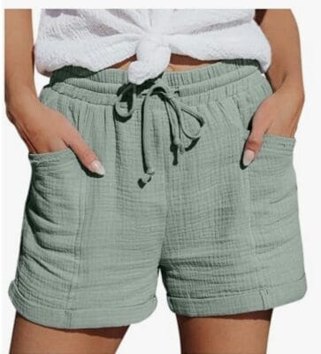 Shorts Damen grün 