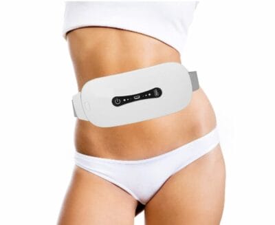 Elektrisches Menstruations-Heizkissen: 3 Heizstufen, verstellbar, lindert Krämpfe. Ideal für Bauch- und Lendenwirbelsäule.