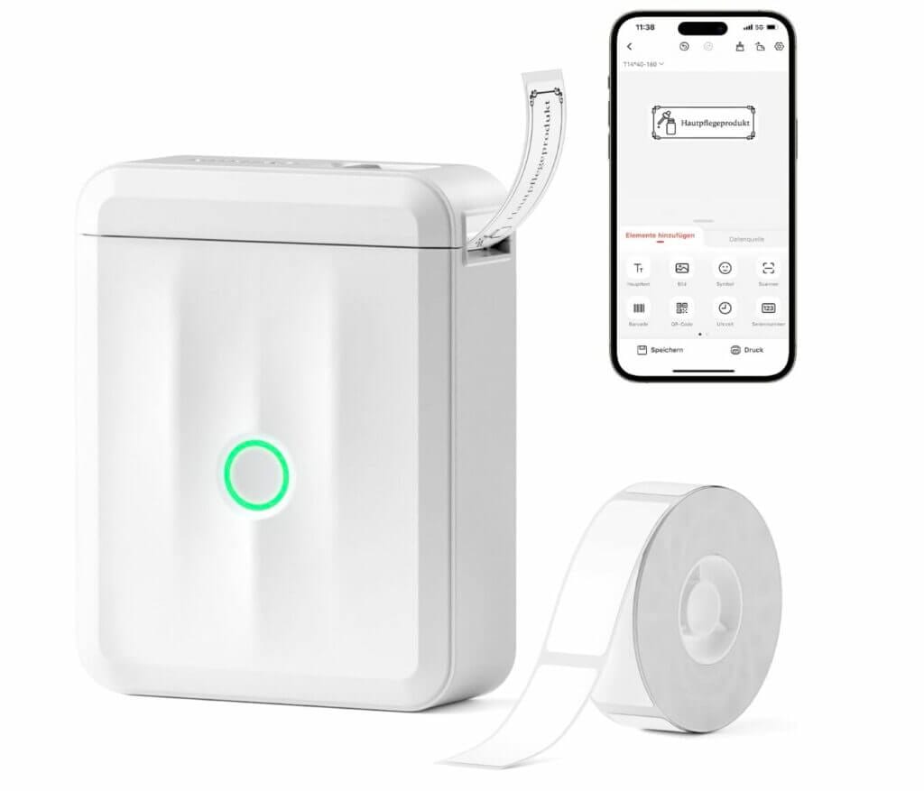 NIIMBOT D110 Mini Etikettendrucker – 50% Rabatt