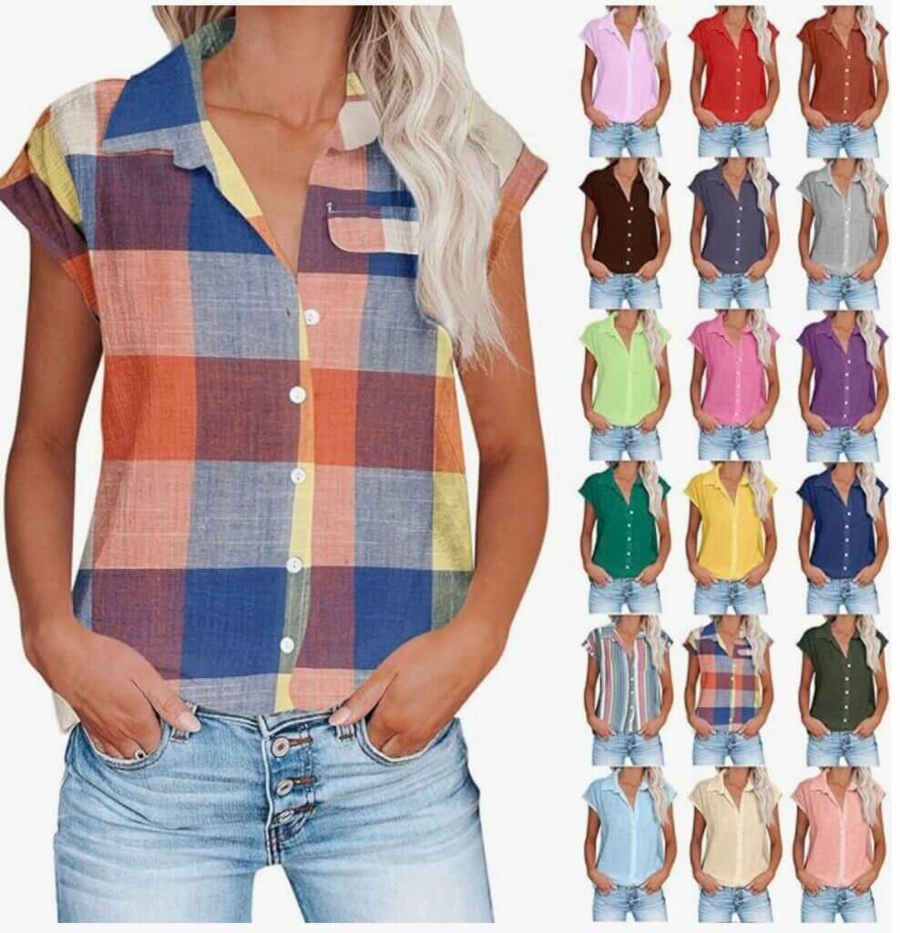 Hemdbluse für Damen – 55% Rabatt