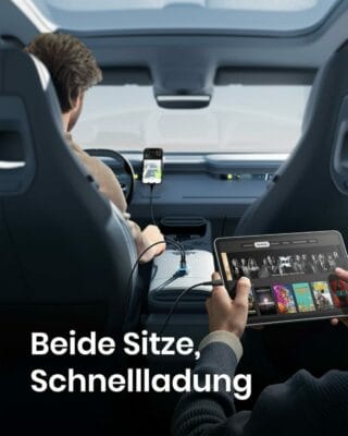 INIU 66W Zigarettenanzünder zum schnellen Aufladen 