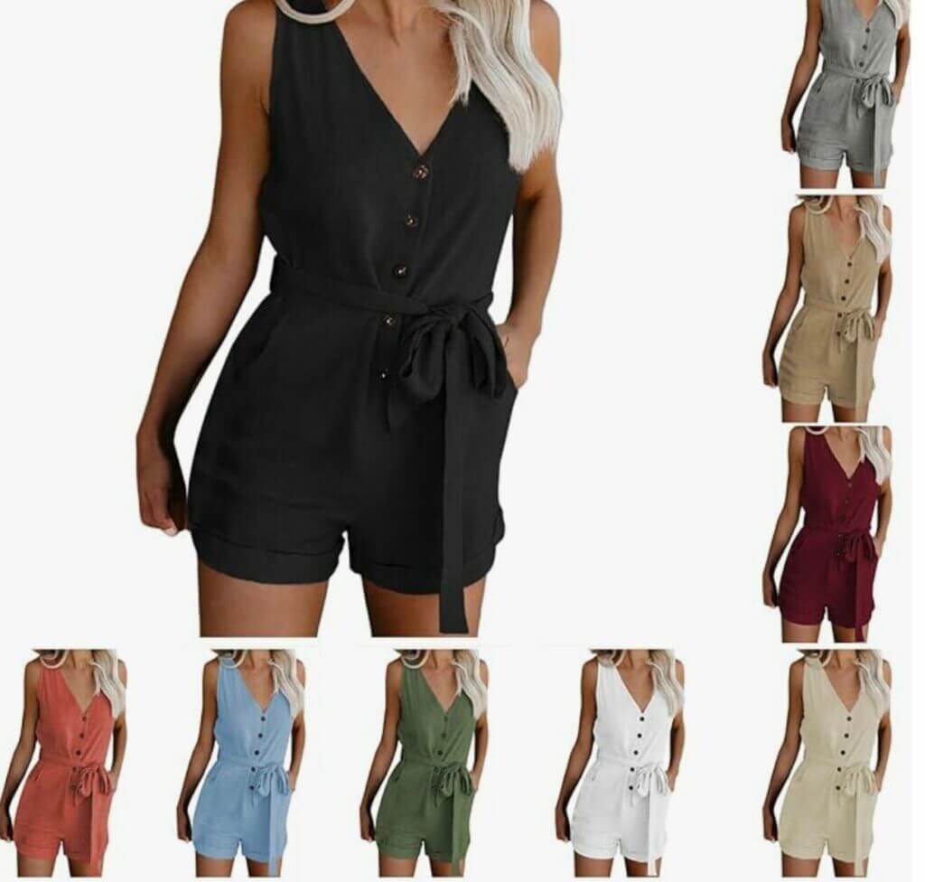 Sommer Jumpsuit für Damen – 50% Rabatt
