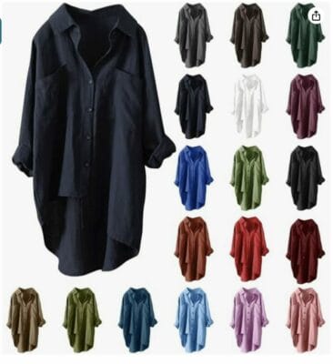 Leinenbluse für Damen 