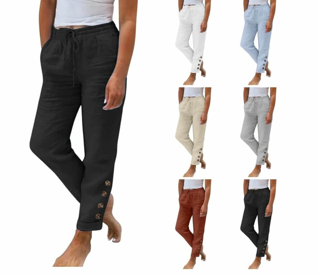 Damen Leinenhose – 50% Rabatt
