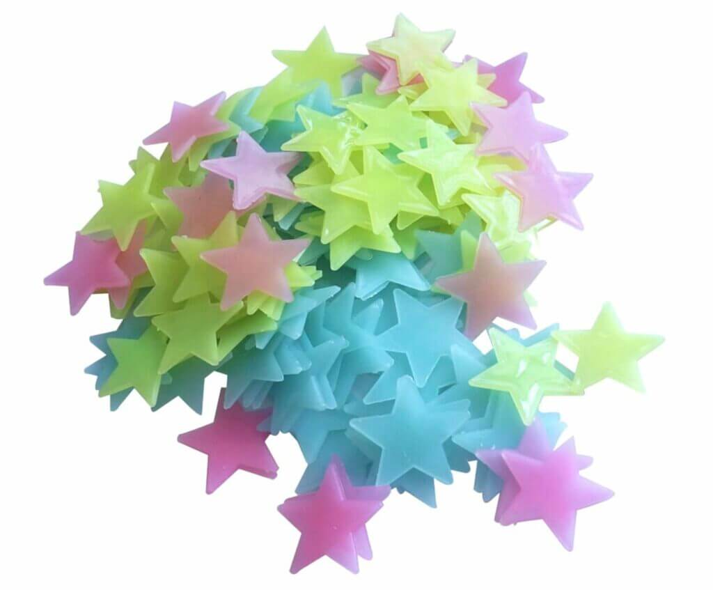 Selbstklebende Leuchtsterne (50 Stück) – 70% Rabatt