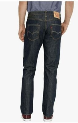 Levi's Herren Jeans Original Fit Rückenansicht