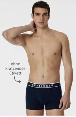 Hol Dir jetzt die Schiesser Herren 3 PACK Boxershorts aus Bio-Baumwolle und erlebe den Unterschied.