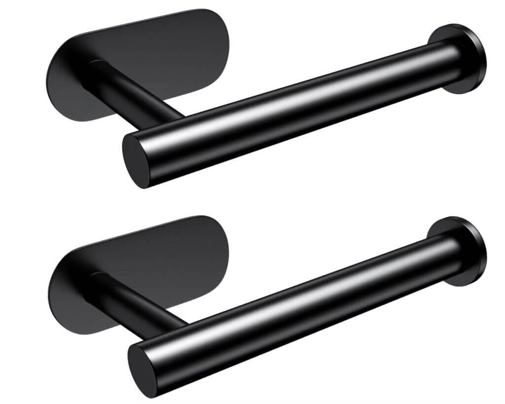 MIMIEYES Toilettenpapierhalter ohne Bohren 2 Stück – 50% Rabatt