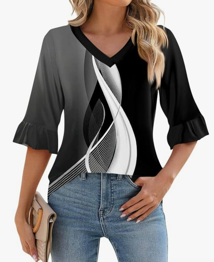 Tunikabluse für Damen – 50% Rabatt