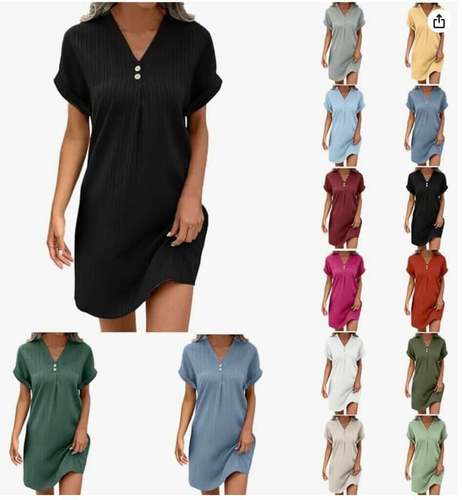 Damen Tunika Kleid – 50% Rabatt