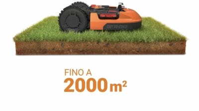 WORX Landroid L WR155E Mähroboter: Perfekter Rasen bis 2000 m², appgesteuert, leise, mit Powershare-Akku.