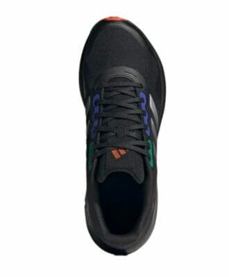 Adidas Herren Laufschuhe Runfalcon 3.0 in schwarz aus der Vogelperspektive