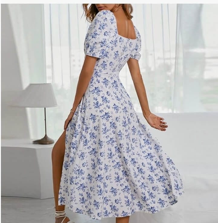 Blumenkleid Rückenfrei – 40% Rabatt