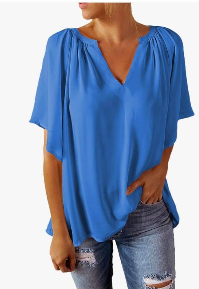 Damen Chiffon Bluse – 50% Rabatt