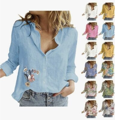 Leinenhemd für Damen