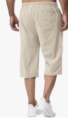 Herren Leinenshorts