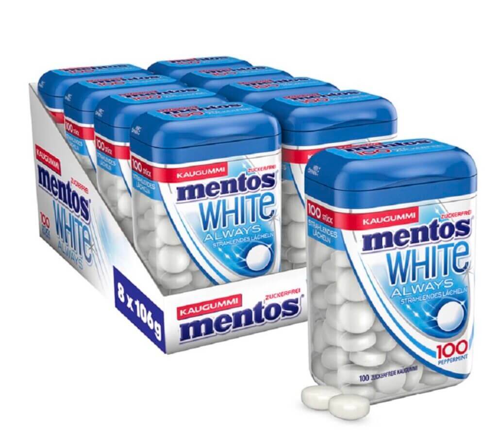 Mentos Kaugummi – 39% Rabatt