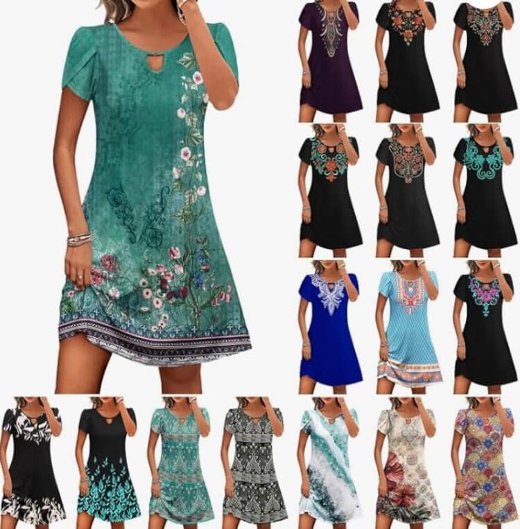 Dyhxuan Sommerkleid für Damen – 50% Rabatt