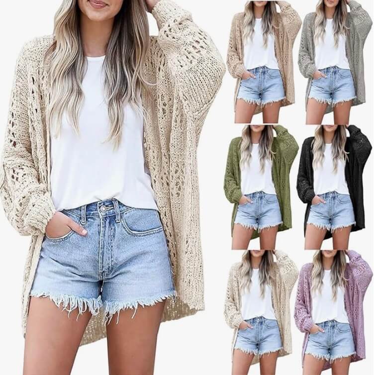 LUNULE Damen Strickjacke – 50% Rabatt