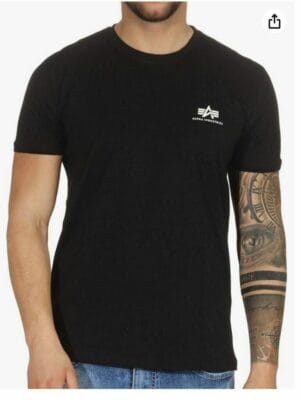  ALPHA INDUSTRIES Herren Basic T Small Logo T-Shirt