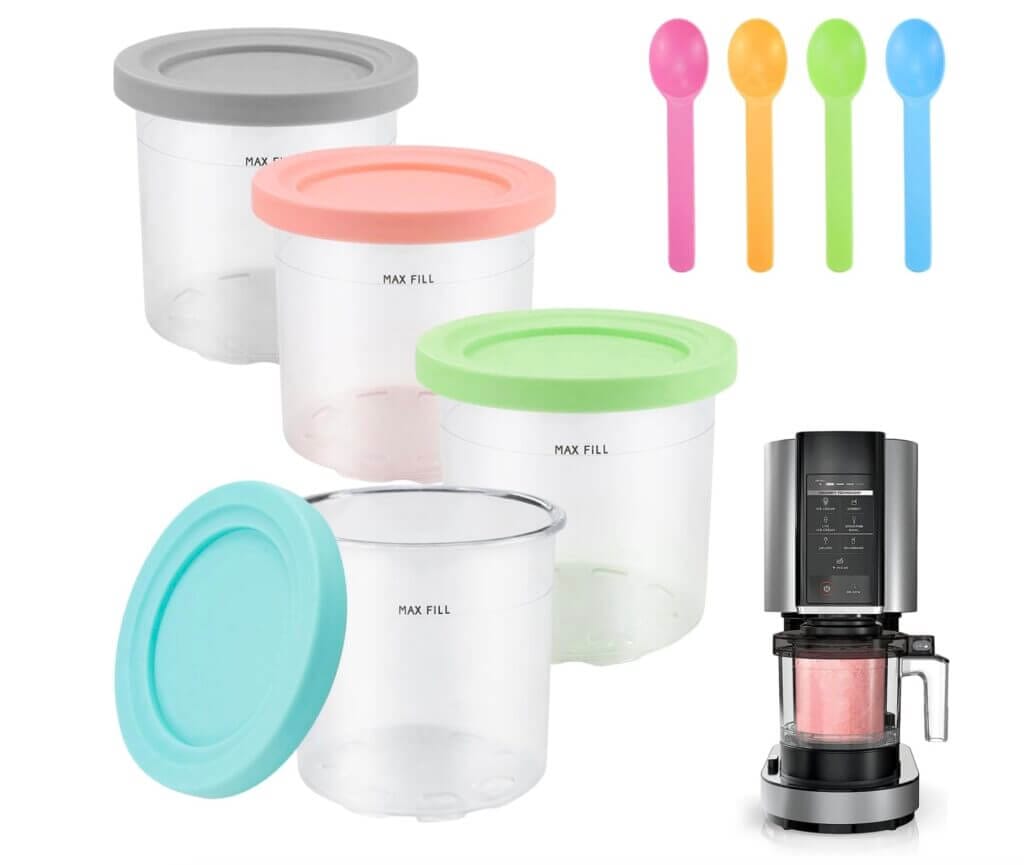 Abnaok Creami Behälter 4 Stück – 50% Rabatt