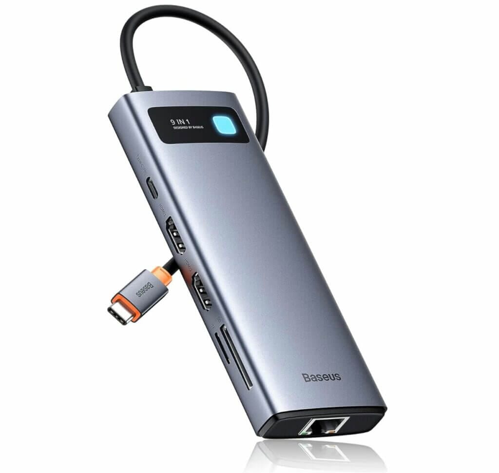 Baseus 9 in 1 Docking Station USB C – 15% Rabatt