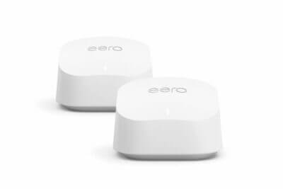Amazon eero 6+ Mesh-WLAN: Gigabit-Geschwindigkeit, bis 280 m² Abdeckung, unterstützt über 75 Geräte.