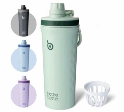 Shaker aus Edelstahl.