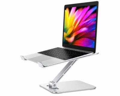 Babacom Laptophalter: Verstellbar, belüftet, leicht zu transportieren, für MacBook, Samsung und mehr, 10-16 Zoll.