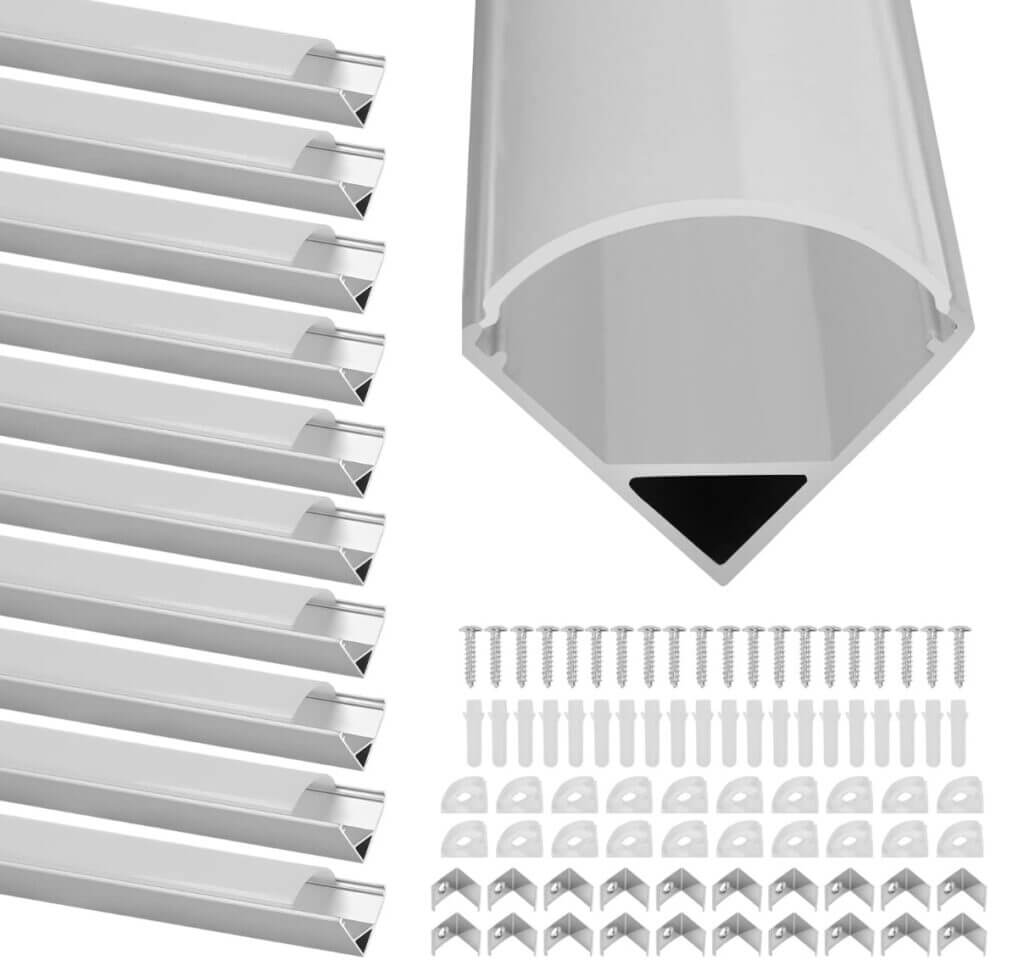 LED Profil in V-Form – 30% Rabatt