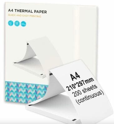 Bisofice Thermopapier A4 200 Blatt Karton