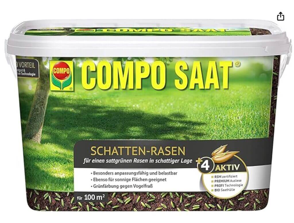 Nur kurze Zeit: COMPO SAAT Schatten Rasen – 50% Rabatt