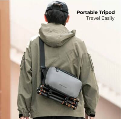 Vielseitiger K&F Concept Kamera-Rucksack: Wasserdicht, stoßfest, flexibel nutzbar, ideal für Fotografen unterwegs.
