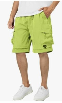 Herren Cargo Shorts grün 