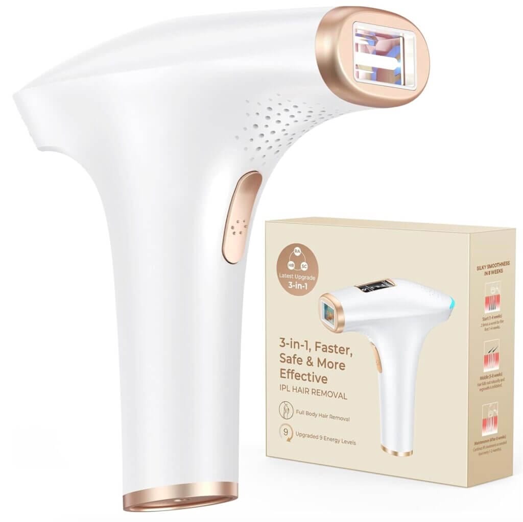 IPL Gerät zur Haarentfernung – 75% Rabatt