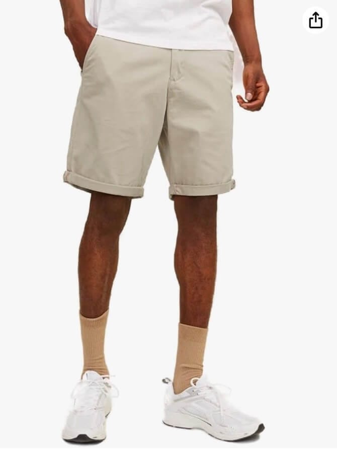 JACK & JONES Male Chino Shorts – 54% Rabatt