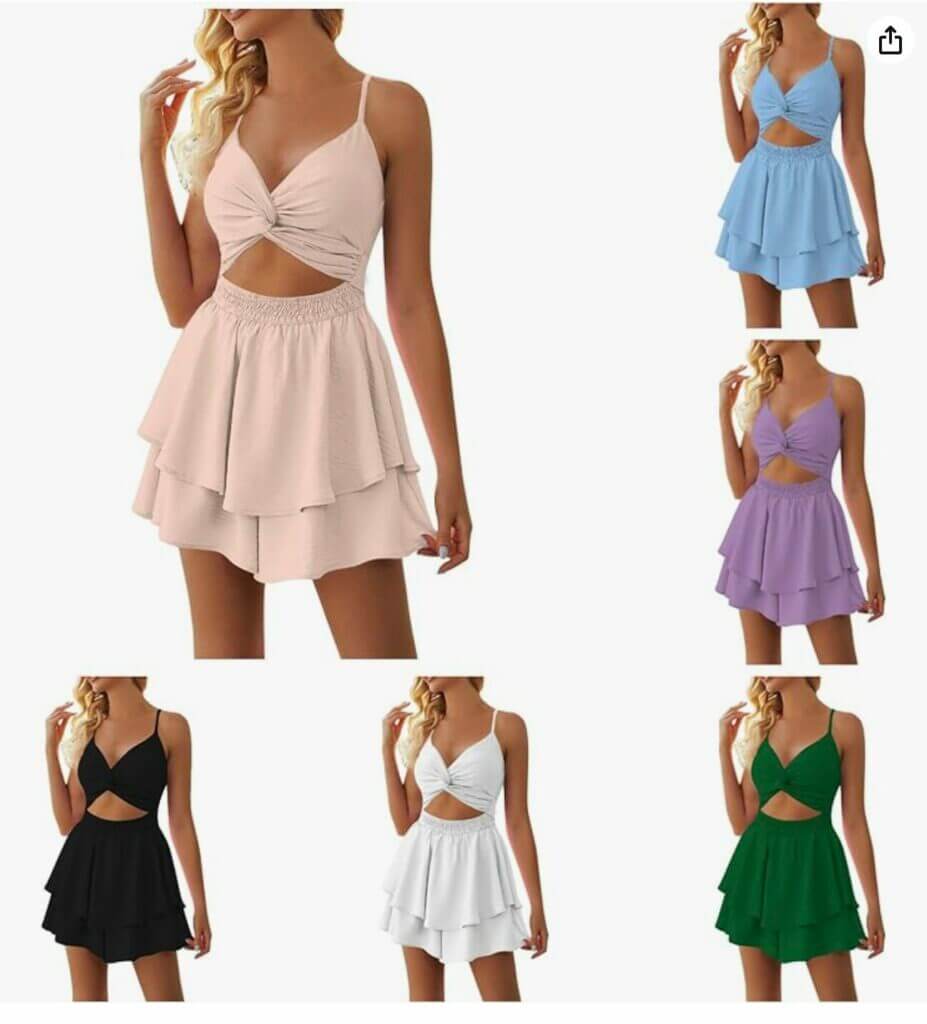 Modaworld Damen Sommer Jumpsuit – 50% Rabatt